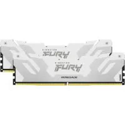 32GB DDR5 memória 6400MHz 2x16GB Kingston FURY Renegade White : KF564C32RWK2-32 fotó