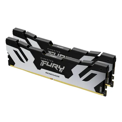 32GB DDR5 memória 6800MHz 2x16GB Kingston FURY Renegade Silver : KF568C36RSK2-32 fotó