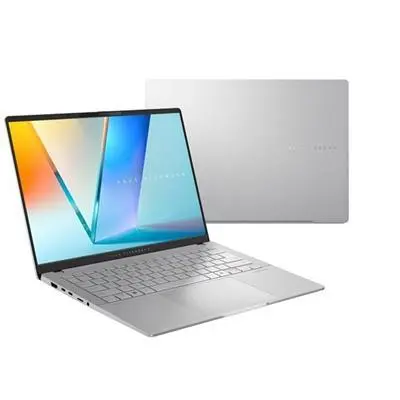 ASUS Vivobook S14 laptop 14" WUXGA OLED, Ryzen AI 7, 16GB, 1TB, NOOS, Ezüst : M5406KA-QD037 fotó