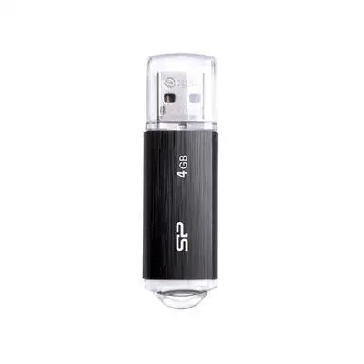 4GB Pendrive USB2.0 fekete Silicon Power Ultima U02 : SP004GBUF2U02V1K fotó