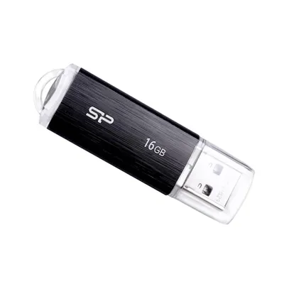 16GB Pendrive USB2.0 fekete Silicon Power Ultima U02 : SP016GBUF2U02V1K fotó